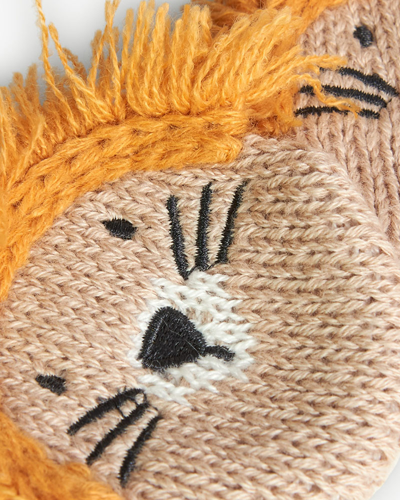 BOBOLI Knitwear gloves lion for baby -BCI - 190549