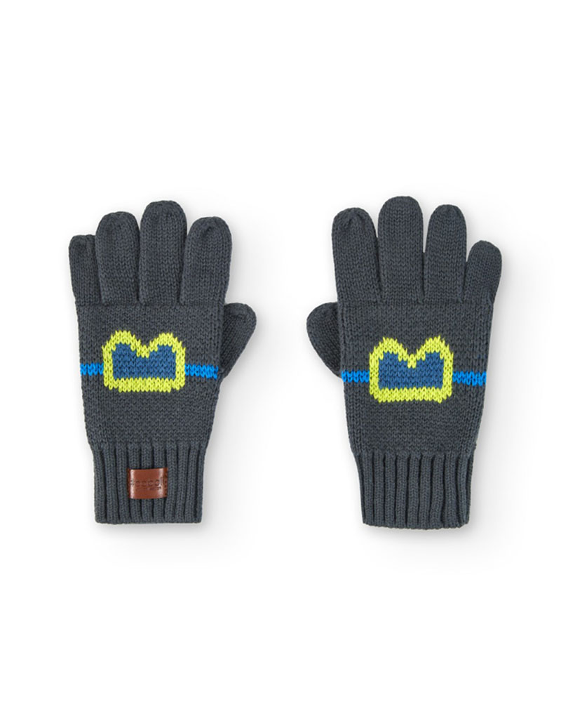 BOBOLI Knitwear gloves "glasses" for boy -BCI - 590633