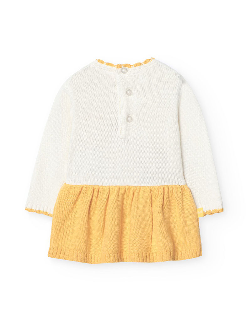 BOBOLI Knitwear dress for baby girl -BCI - 119034