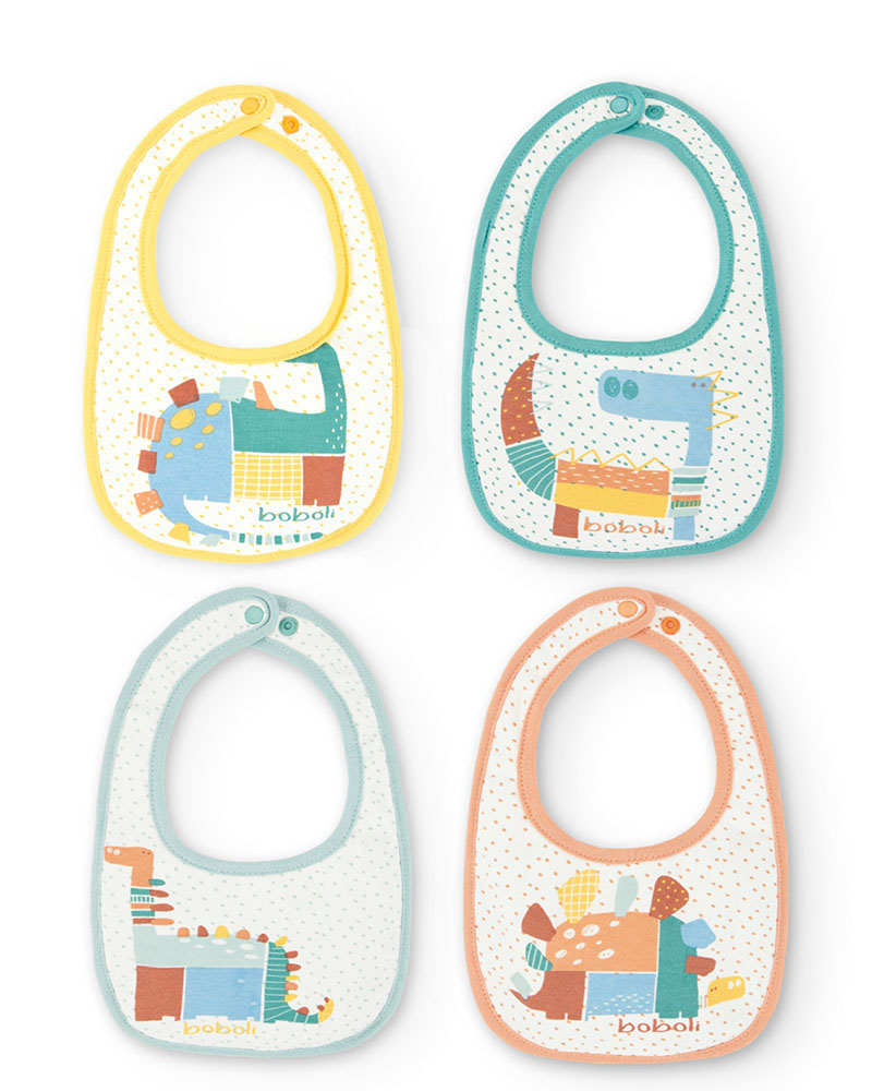 BOBOLI Pack 4 bibs for baby -BCI - 119090