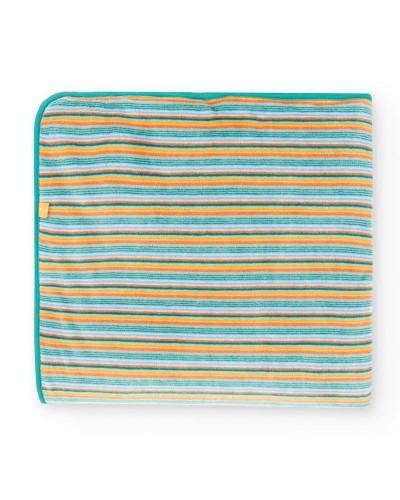 BOBOLI Velour blanket striped for baby -BCI - 119135