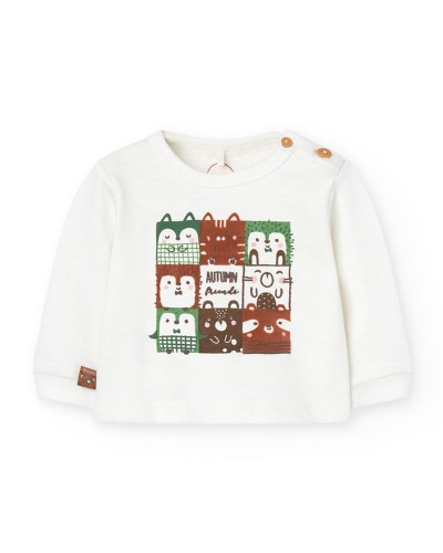 BOBOLI Fleece sweatshirt for baby boy -BCI - 129158