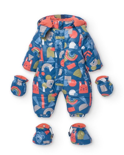 BOBOLI Technical fabric babygrow for baby - 139070