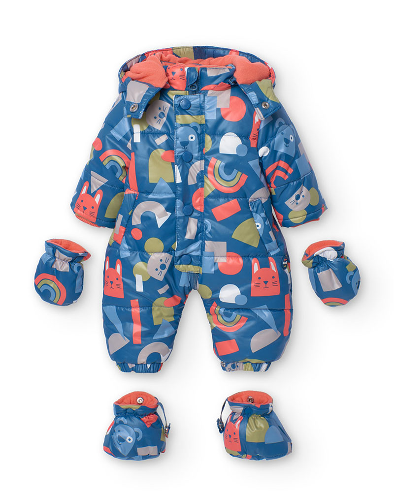 BOBOLI Technical fabric babygrow for baby - 139070