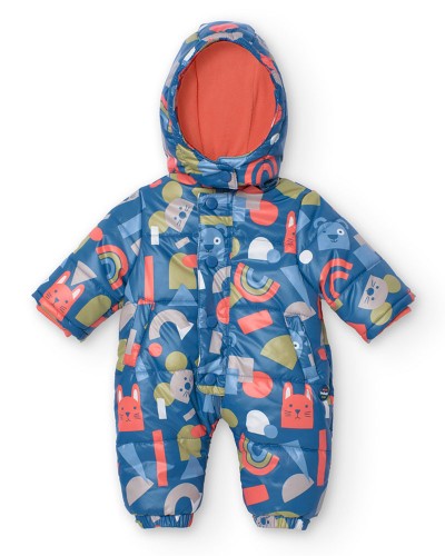 BOBOLI Technical fabric babygrow for baby - 139070