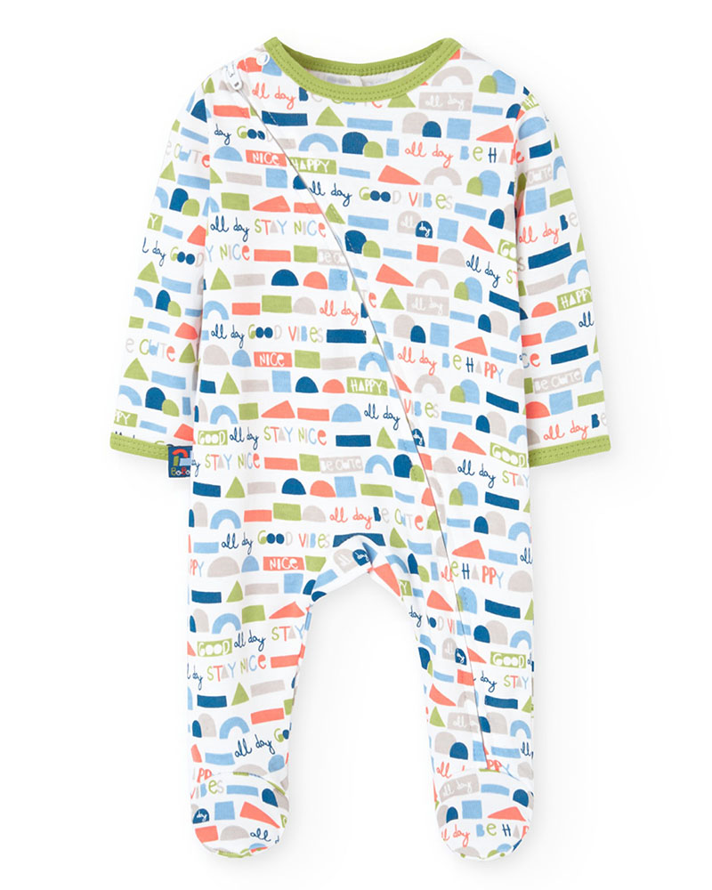 BOBOLI Interlock play suit for baby -BCI - 139104