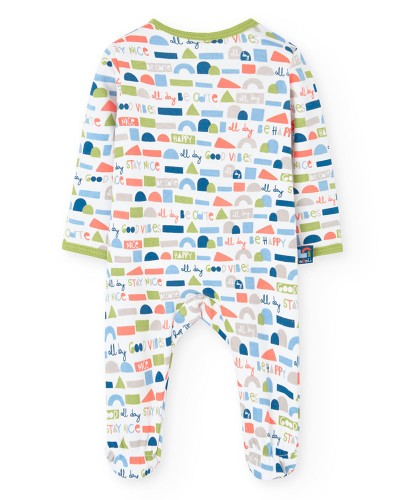 BOBOLI Interlock play suit for baby -BCI - 139104