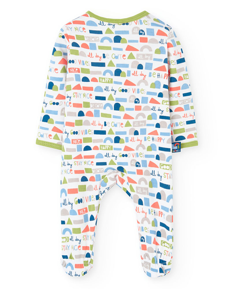 BOBOLI Interlock play suit for baby -BCI - 139104