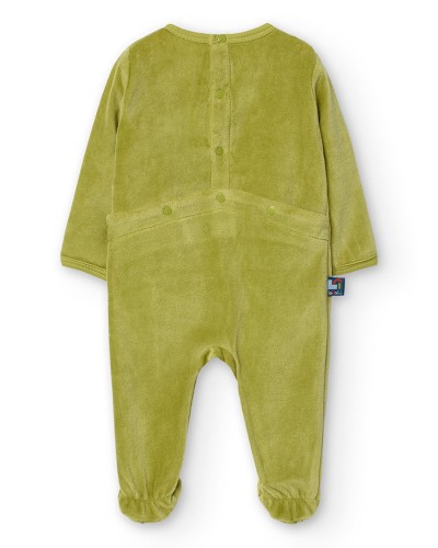 BOBOLI Velour play suit for baby -BCI - 139126