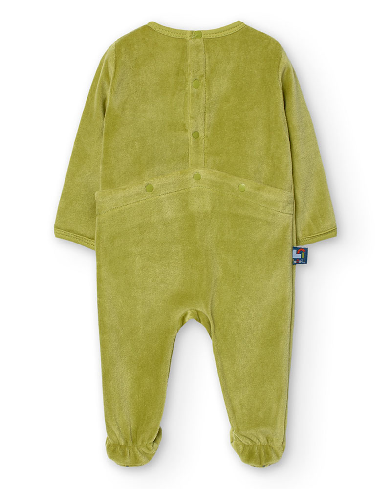 BOBOLI Velour play suit for baby -BCI - 139126