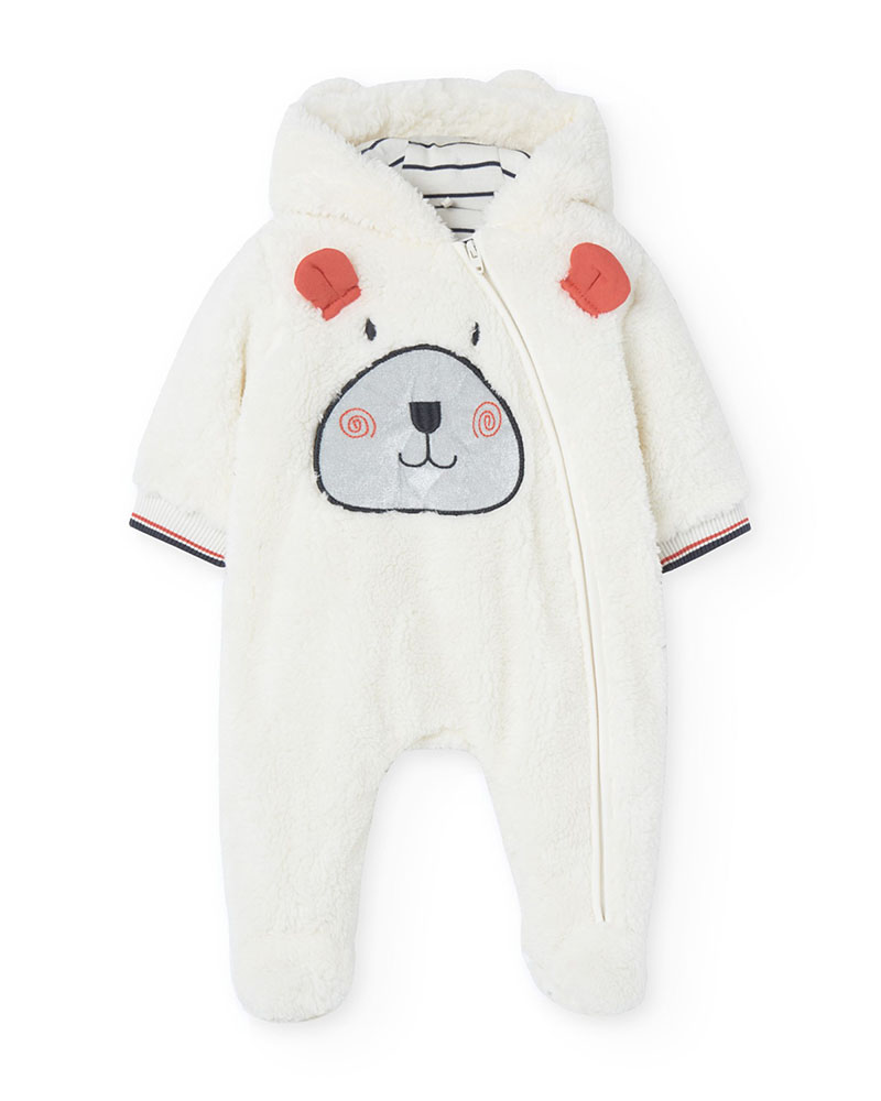 BOBOLI Play suit fur for baby hooded - 149004