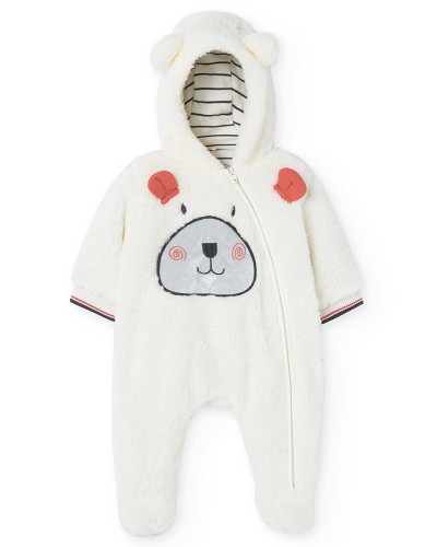 BOBOLI Play suit fur for baby hooded - 149004