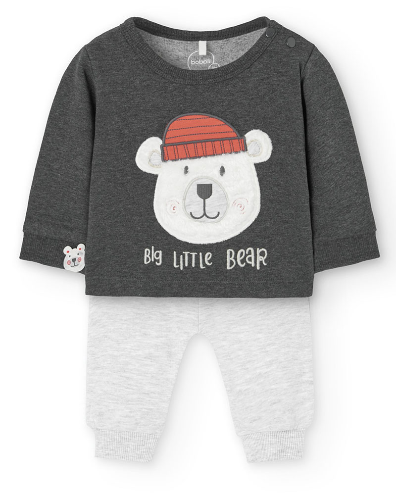 BOBOLI Set knit for baby boy -BCI - 149138