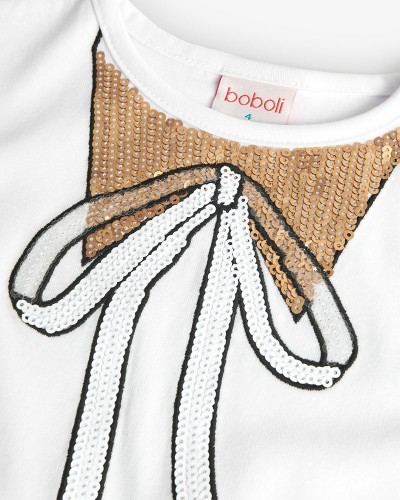 BOBOLI Stretch knit t-Shirt for girl -BCI - 459019