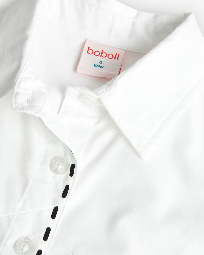 BOBOLI Poplin shirt for girl -BCI - 459110