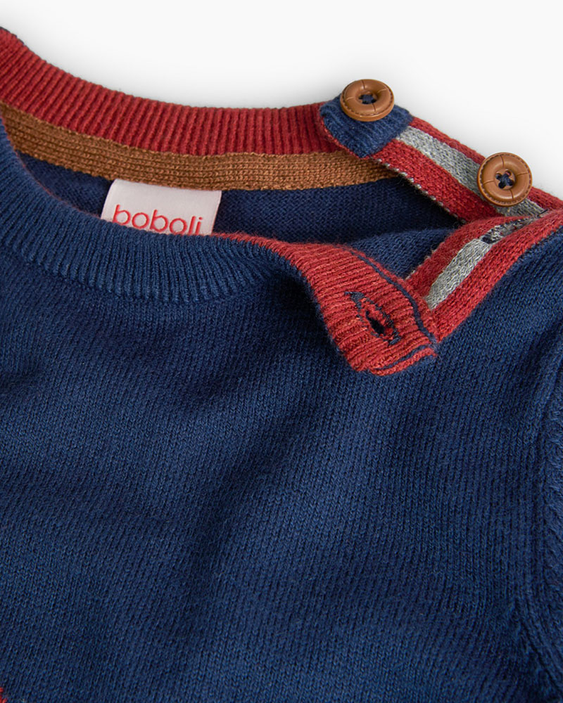 BOBOLI Knitwear pullover for baby boy -BCI - 719007