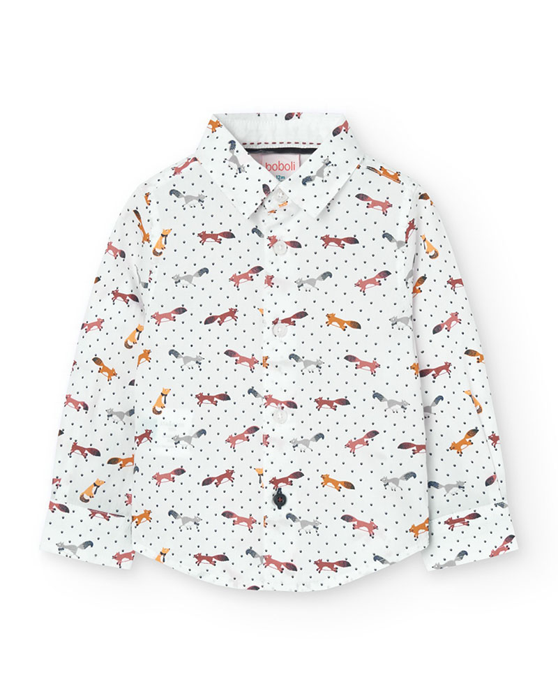 BOBOLI Poplin shirt for baby boy -BCI - 719018