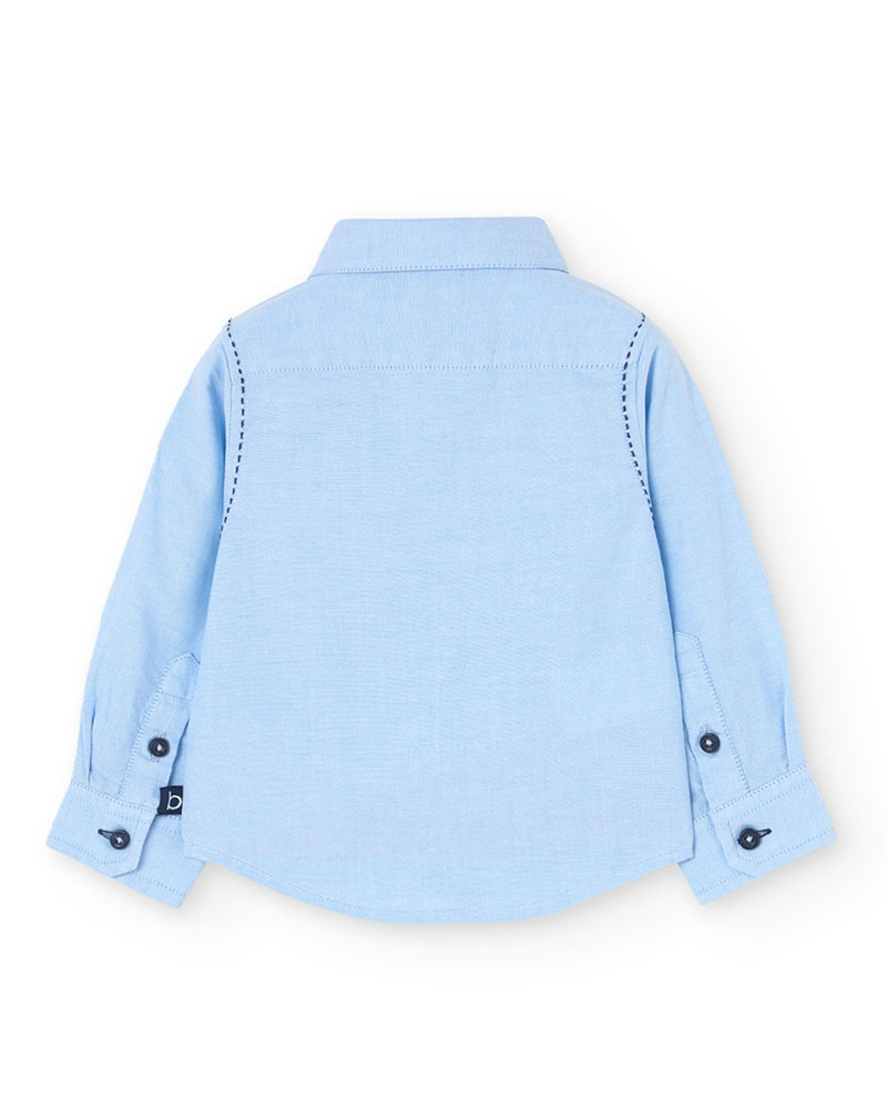 BOBOLI Oxford long sleeves shirt for baby -BCI - 719041