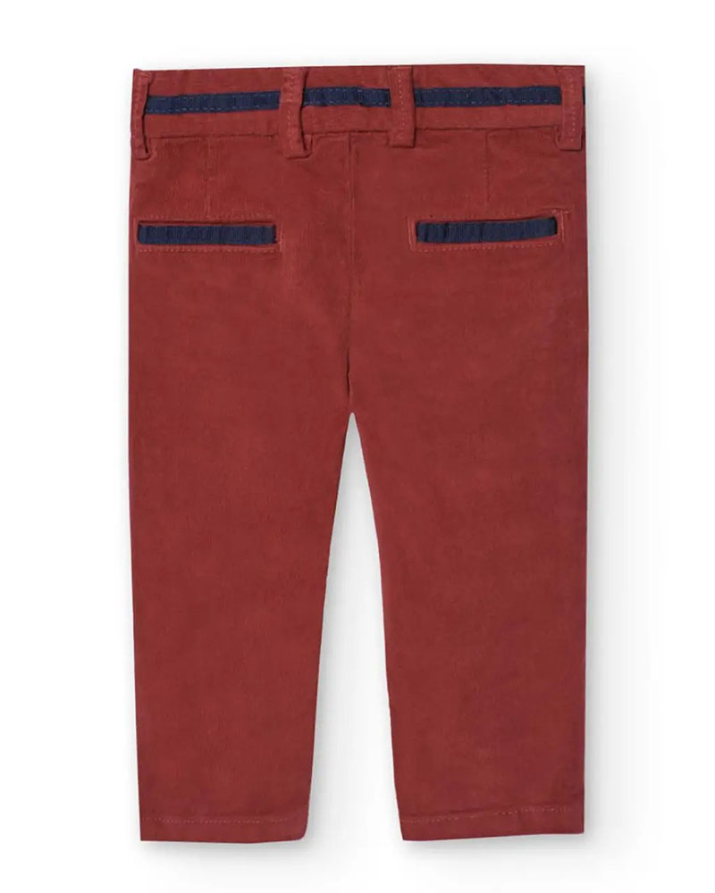 BOBOLI Microcorduroy trousers for baby boy -BCI - 719029