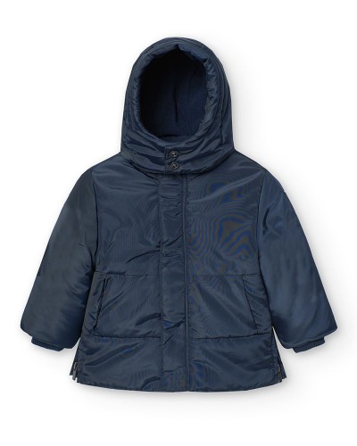 BOBOLI Technical fabric parka for baby boy - 719164