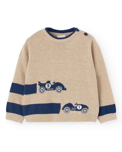 BOBOLI Knitwear pullover for baby boy -BCI - 719108