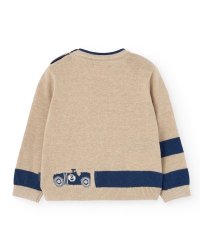 BOBOLI Knitwear pullover for baby boy -BCI - 719108