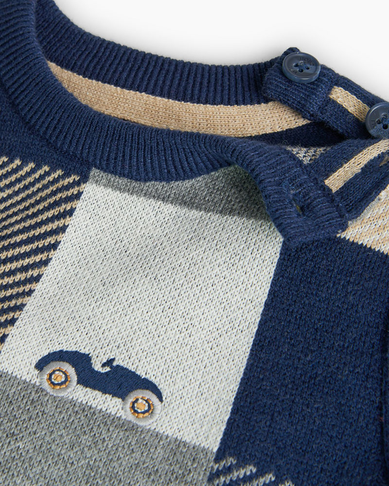 BOBOLI Knitwear pullover for baby boy -BCI - 719142