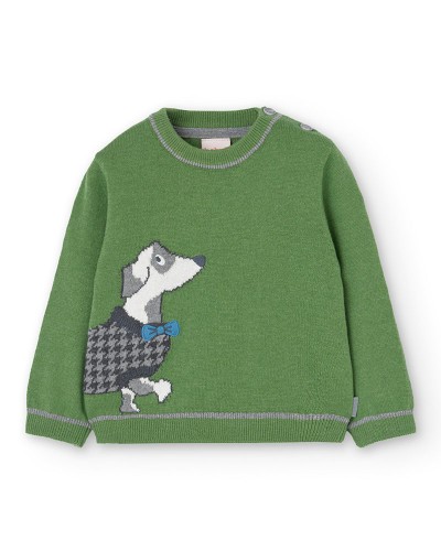 BOBOLI Knitwear pullover for baby boy -BCI - 719221