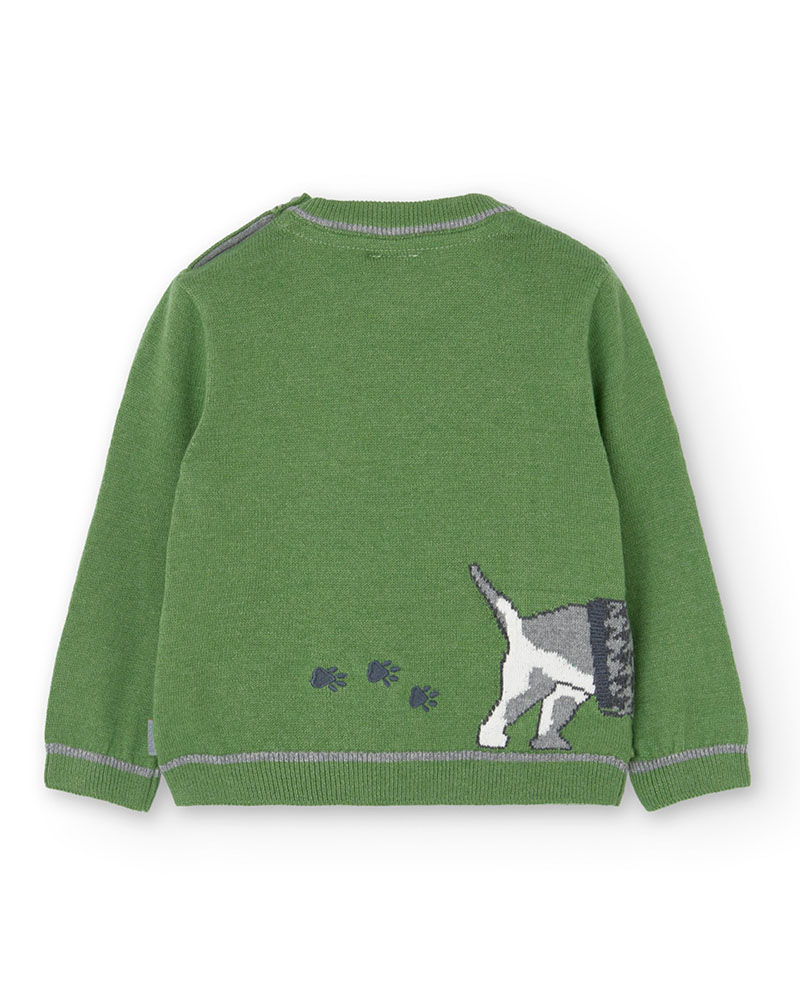 BOBOLI Knitwear pullover for baby boy -BCI - 719221