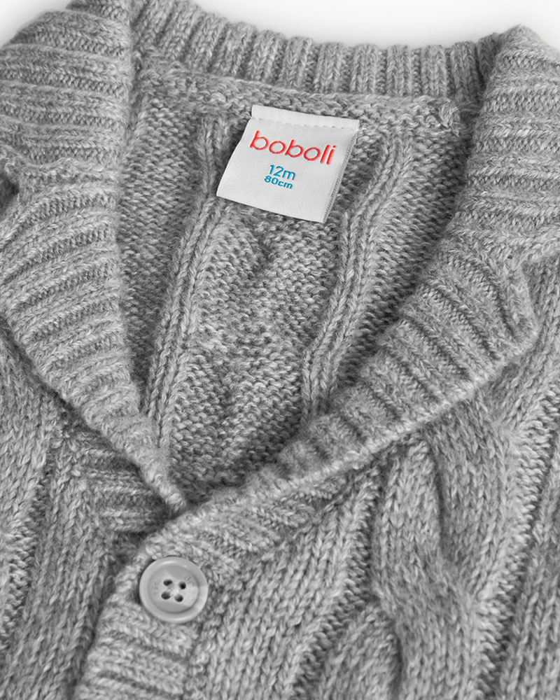 BOBOLI Knitwear jacket for baby boy -BCI - 719243