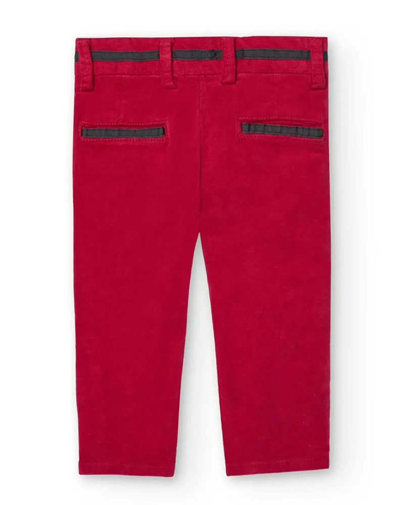 BOBOLI Microcorduroy trousers for baby boy -BCI - 719029