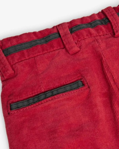 BOBOLI Microcorduroy trousers for baby boy -BCI - 719029