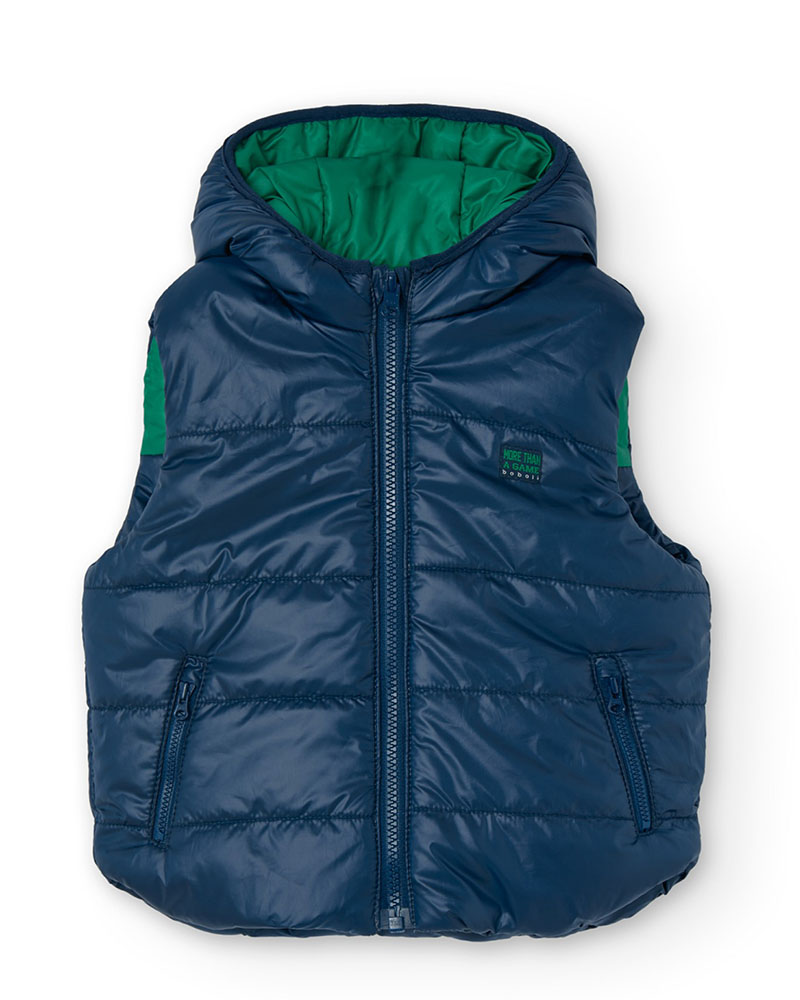 BOBOLI Technical fabric vest for boy - 509127