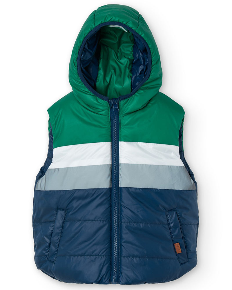 BOBOLI Technical fabric vest for boy - 509127