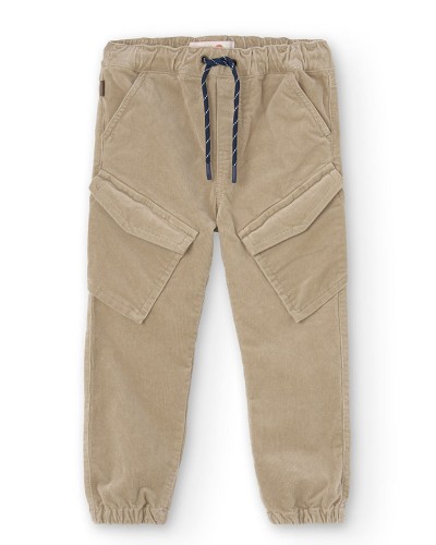 BOBOLI Microcorduroy trousers for boy -BCI - 509048