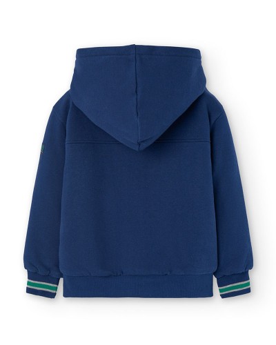 BOBOLI Fleece jacket hooded for boy -BCI - 509228