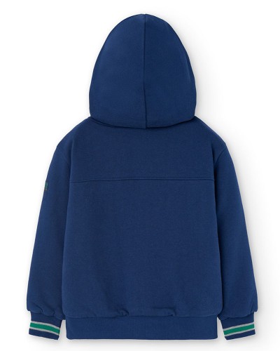 BOBOLI Fleece jacket hooded for boy -BCI - 509228