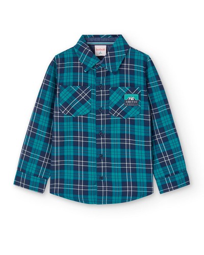 BOBOLI Shirt check for boy - 529253