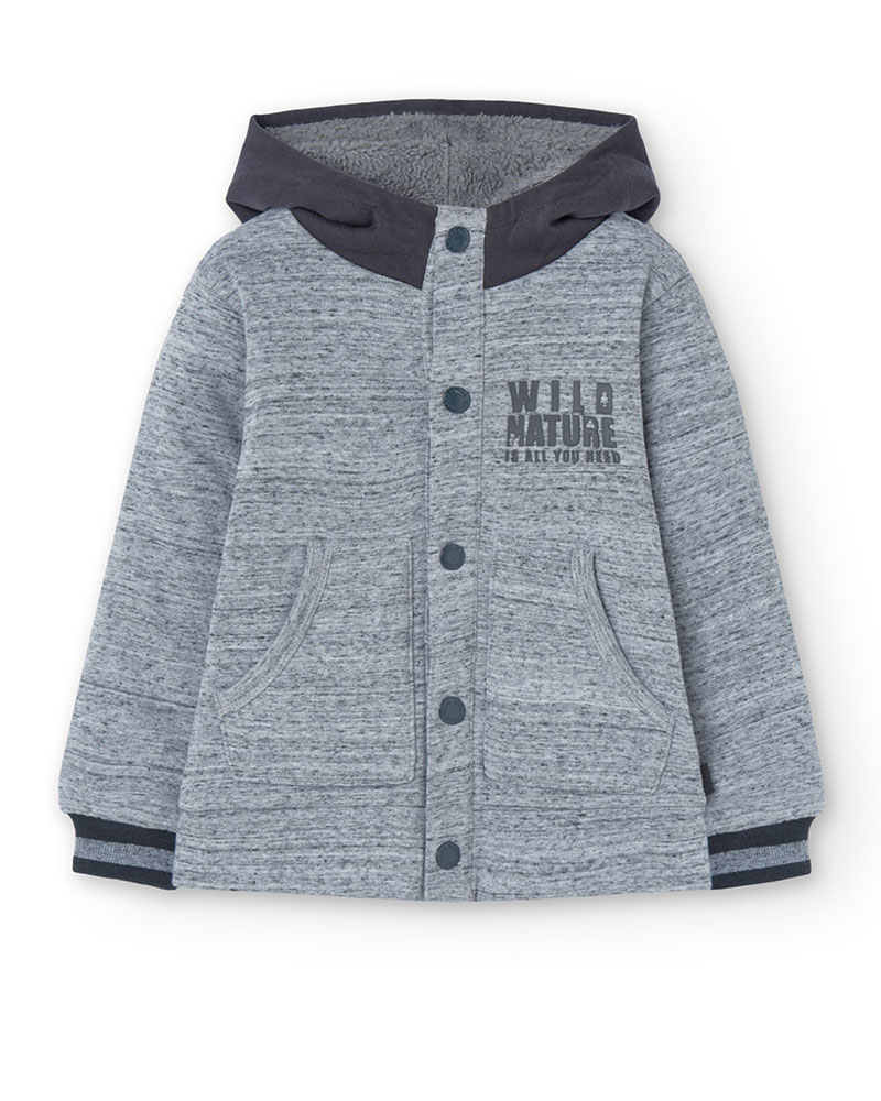 BOBOLI Fleece jacket combined for boy - 529286