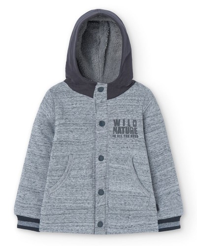 BOBOLI Fleece jacket combined for boy - 529286