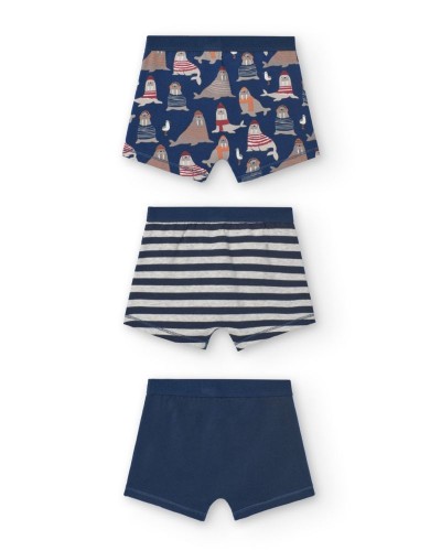 BOBOLI Pack 3 boxers for boy -BCI - 939146