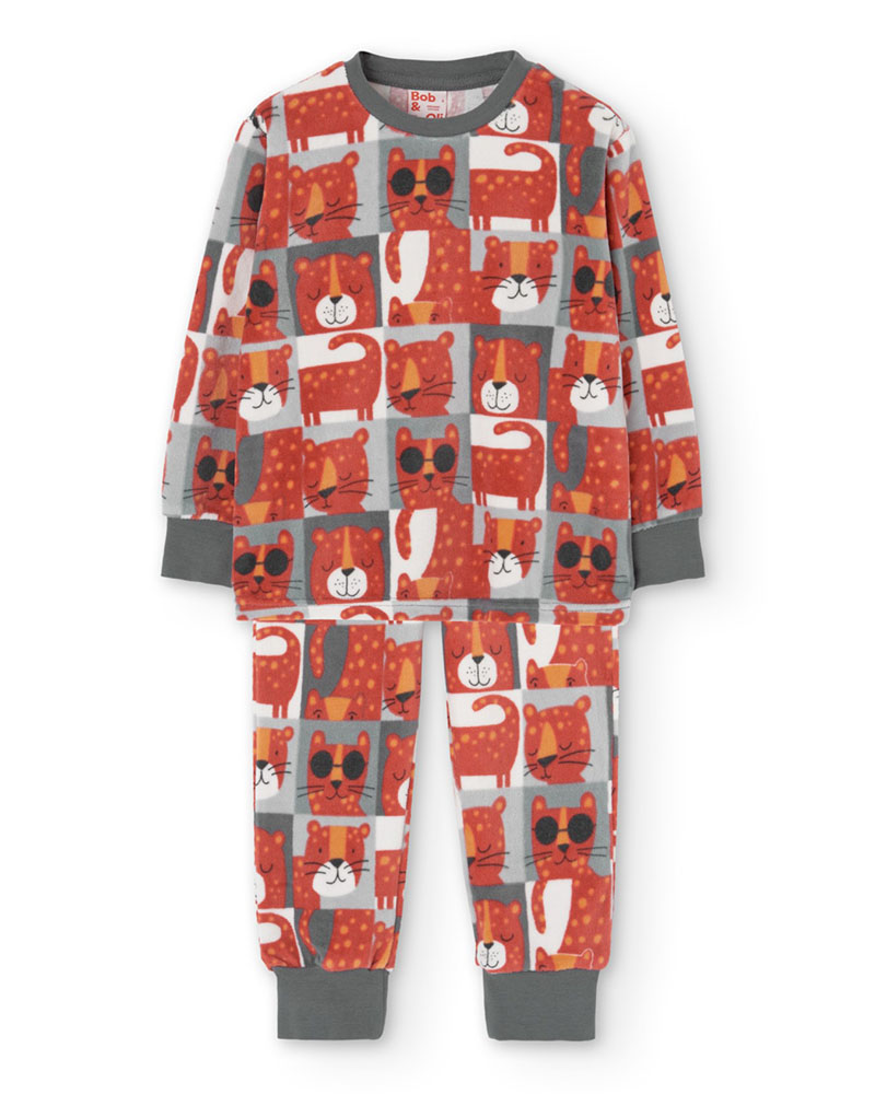 BOBOLI Velour pyjamas for boy -BCI - 939168