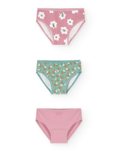 BOBOLI Pack 3 knickers for girl -BCI - 929145