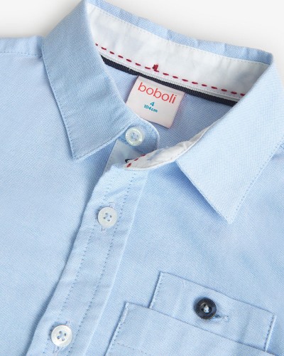 BOBOLI Oxford long sleeves shirt for boy -BCI - 739368