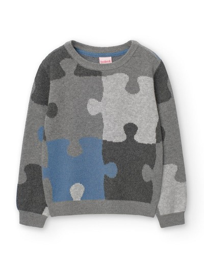 BOBOLI Knitwear pullover for boy -BCI - 739133