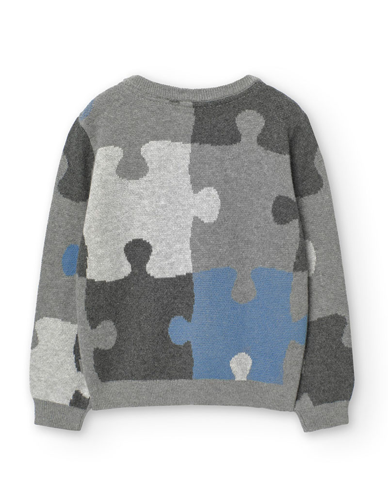 BOBOLI Knitwear pullover for boy -BCI - 739133