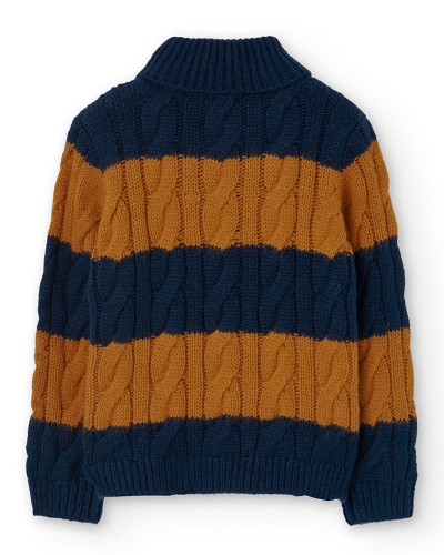 BOBOLI Knitwear pullover striped for boy -BCI - 739065