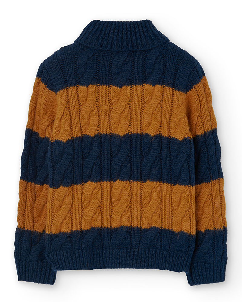 BOBOLI Knitwear pullover striped for boy -BCI - 739065