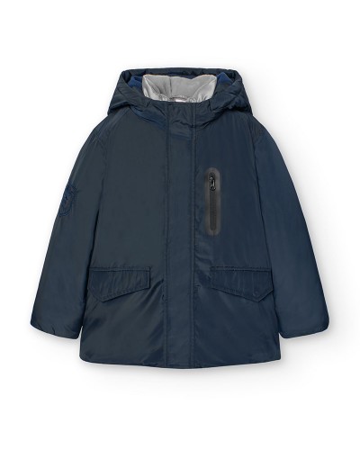 BOBOLI Technical fabric parka for boy - 739098