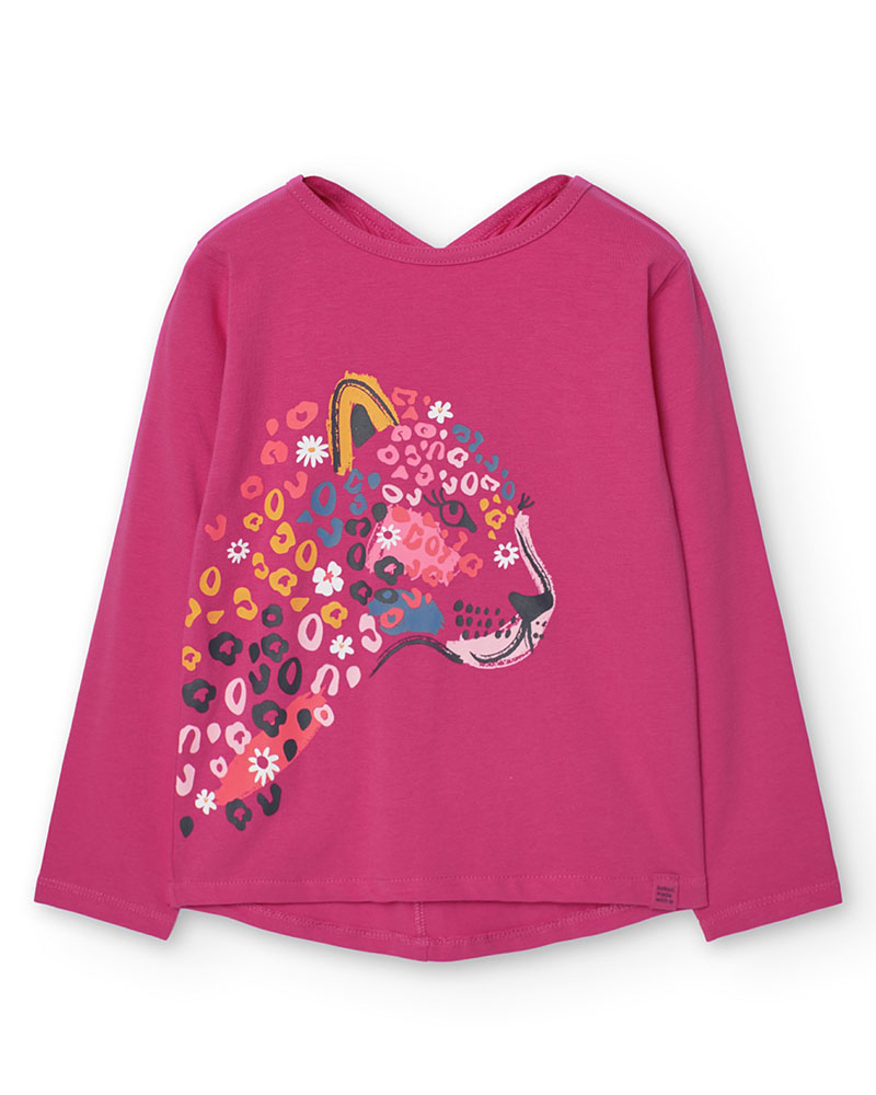 BOBOLI Stretch knit t-Shirt for girl -BCI - 429061